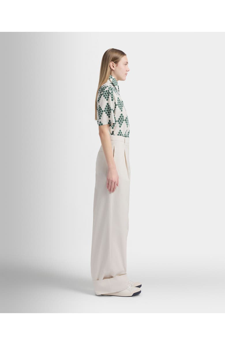 Bally Tennis Collection Trousers in Cotton, Alternate, color, White