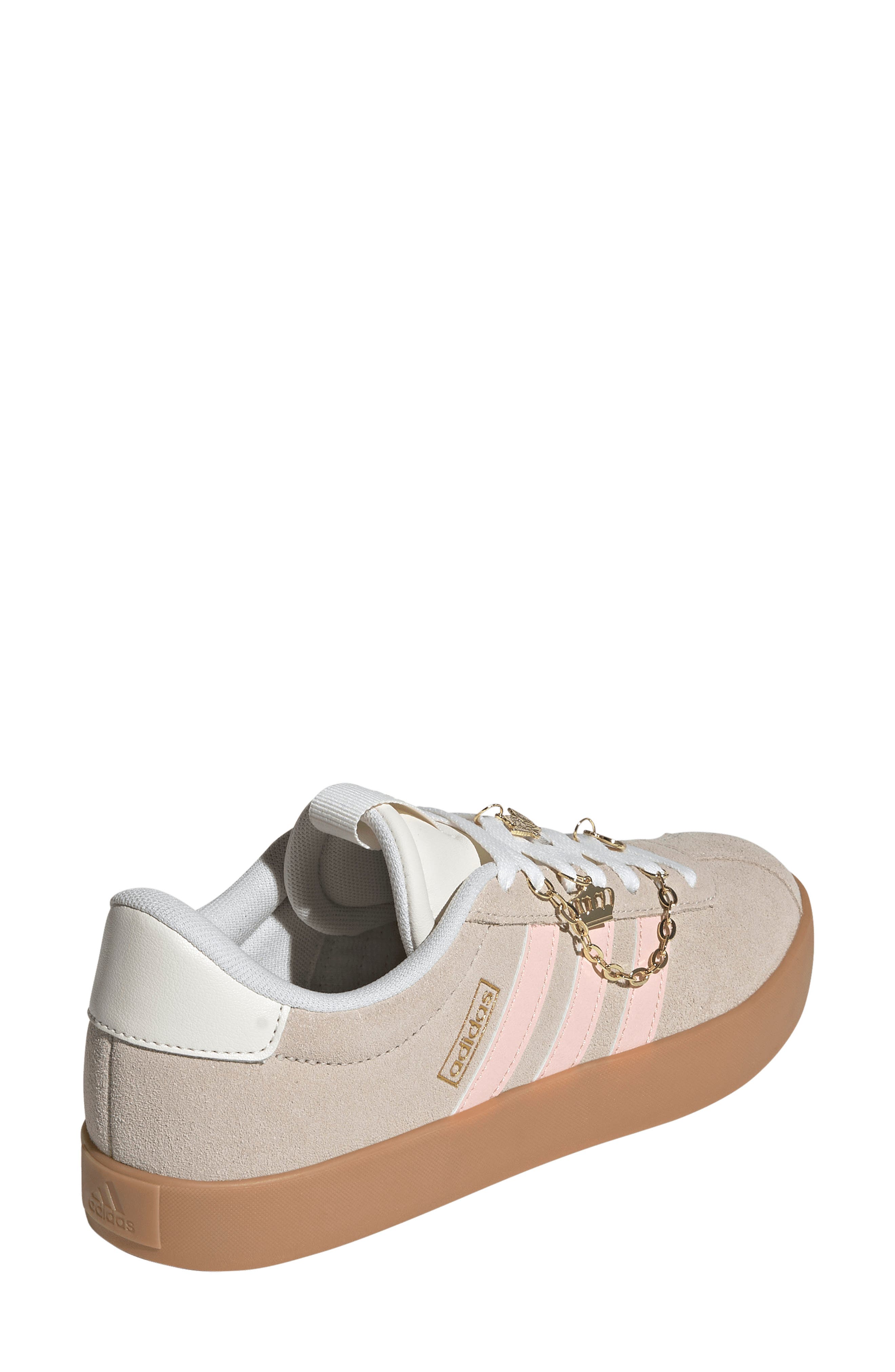 VL Court 3.0 Sneaker, Alternate, color, CRYSTAL LINEN/ PINK/ OFF WHITE
