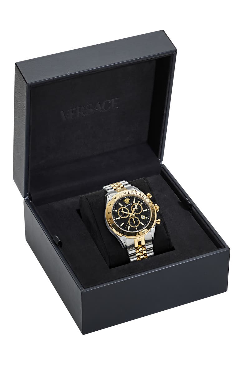 Master Chronograph Bracelet Watch, 44mm, Alternate, color, TWO TONE