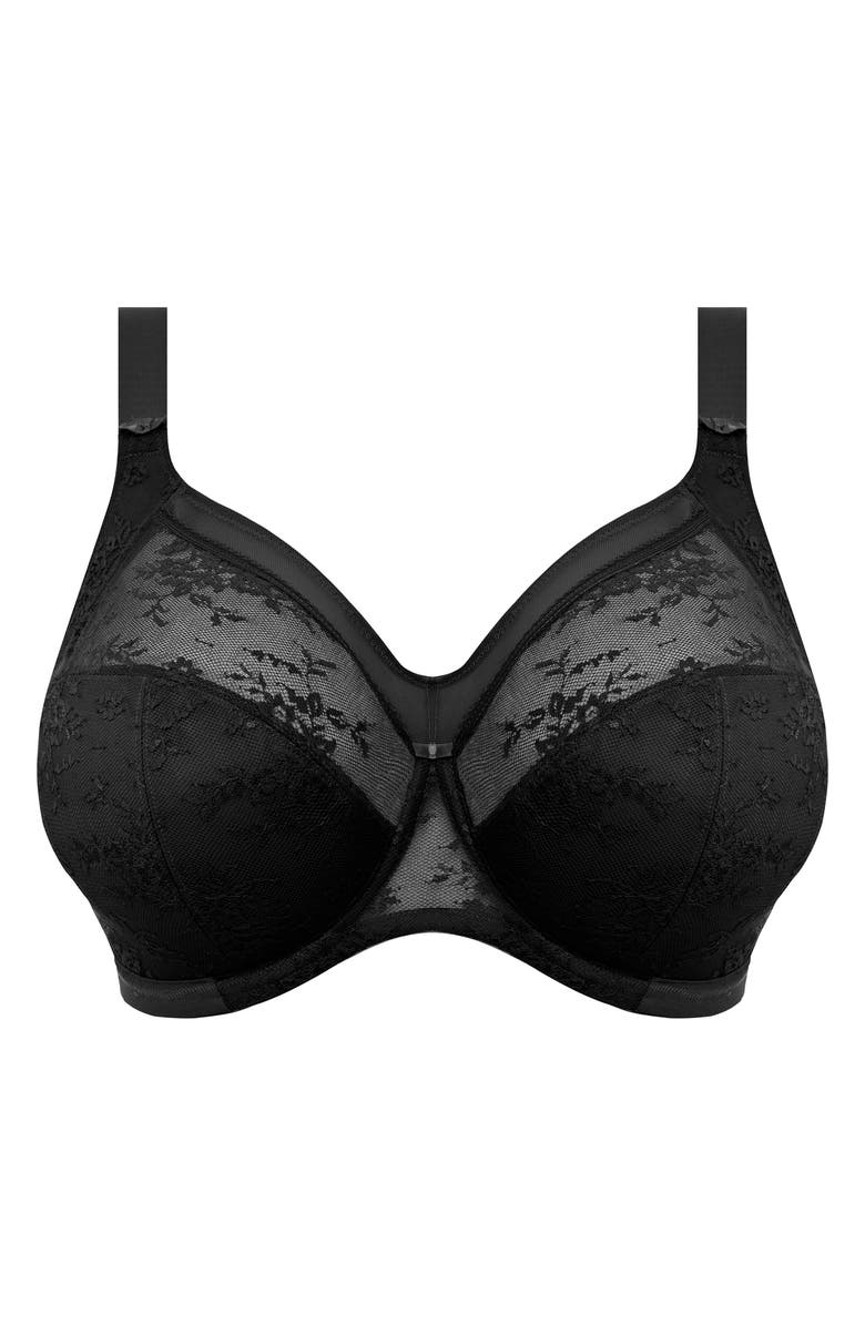 Goddess Verity Underwire Full Figure Bra, Alternate, color, Black