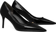 Tory Burch Double T Buckle Pointed Toe Pump