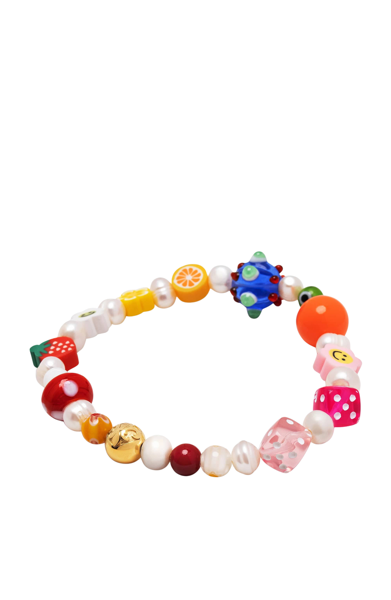 Nialaya Berry Pearl Bracelet, Alternate, color, Multicolor