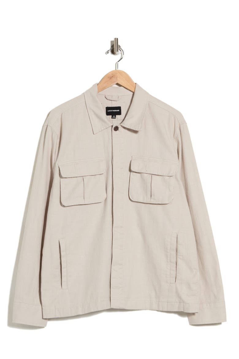 Utility Shirt Jacket, Main, color, MOONSTRUCK