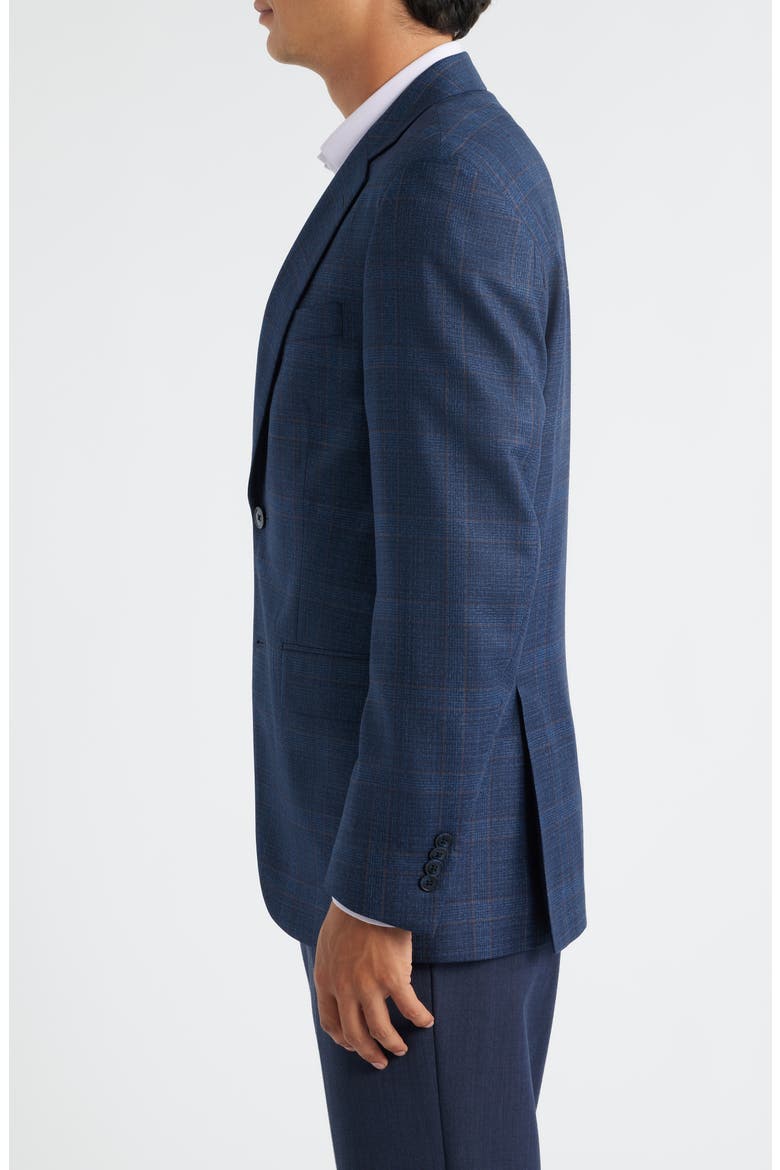Flynn Classic Fit Windowpane Check Wool Sport Coat, Alternate, color, BLUE