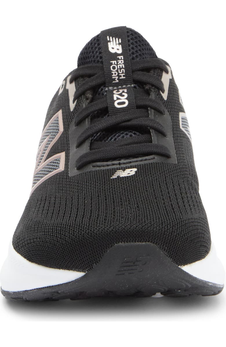 New Balance Fresh Foam 520 V9 Running Shoe, Alternate, color, Black/ Castlerock