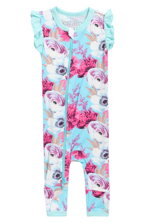 Floral Magenta Coverall
