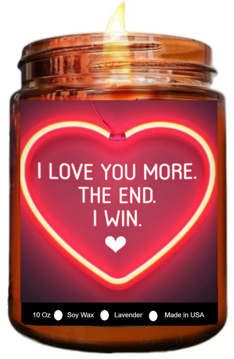 Lavender 10oz Vanilla Scented Soy Wax Candle