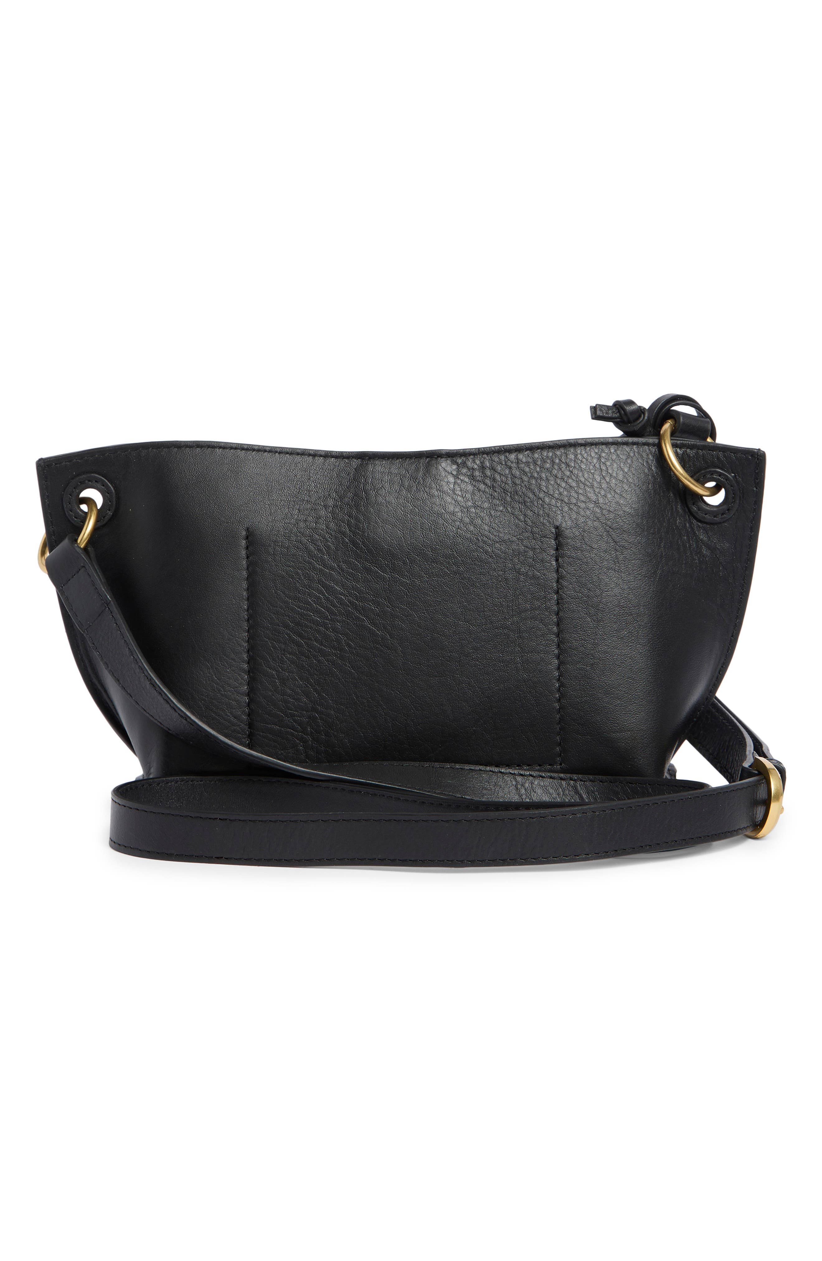 Vince Camuto Ellah Crossbody Bag, Alternate, color, Black