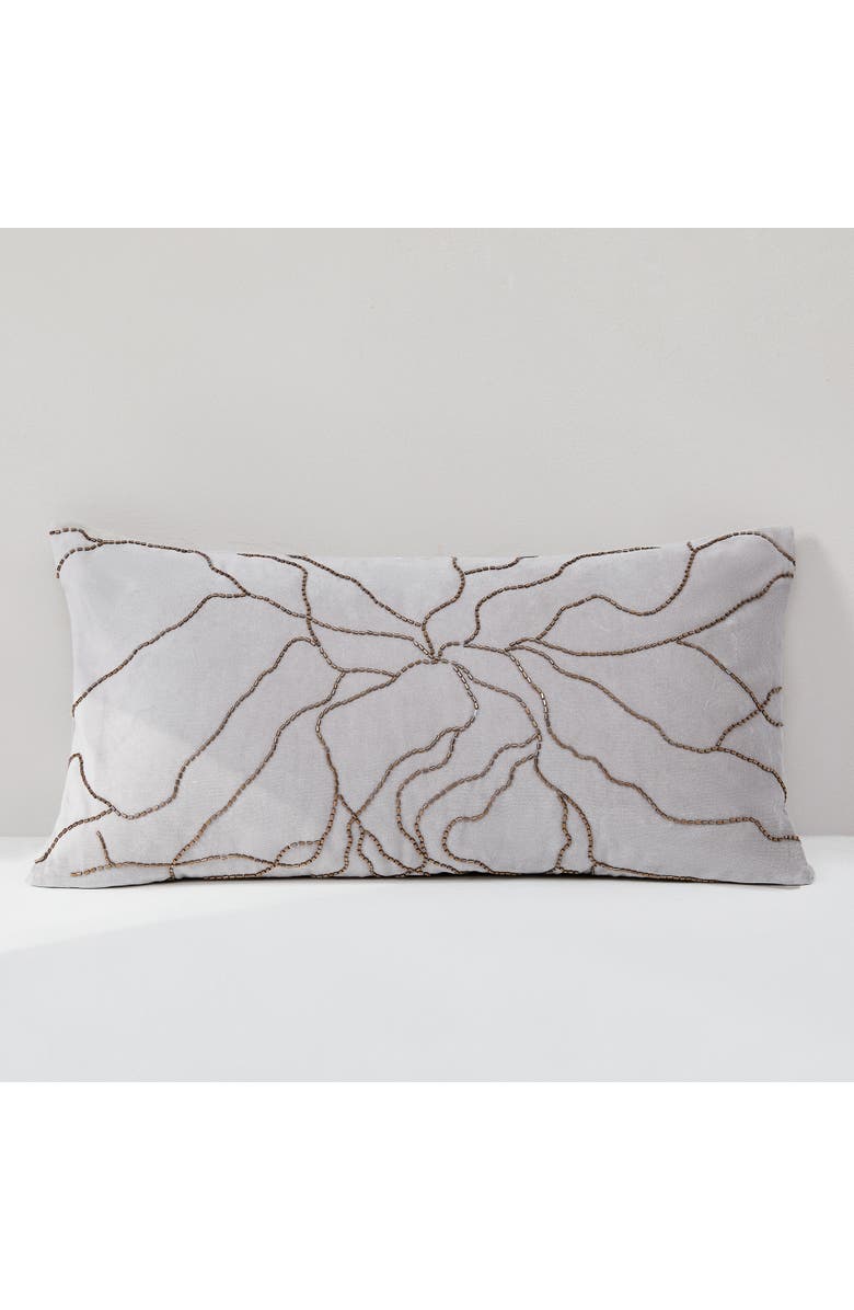 Chuks Collins x Lush Decor Roots Cotton Pillow Cover, Main, color, Gray