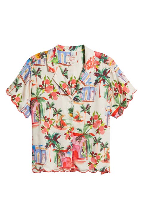Paloma Short Sleeve Button-Up Shirt