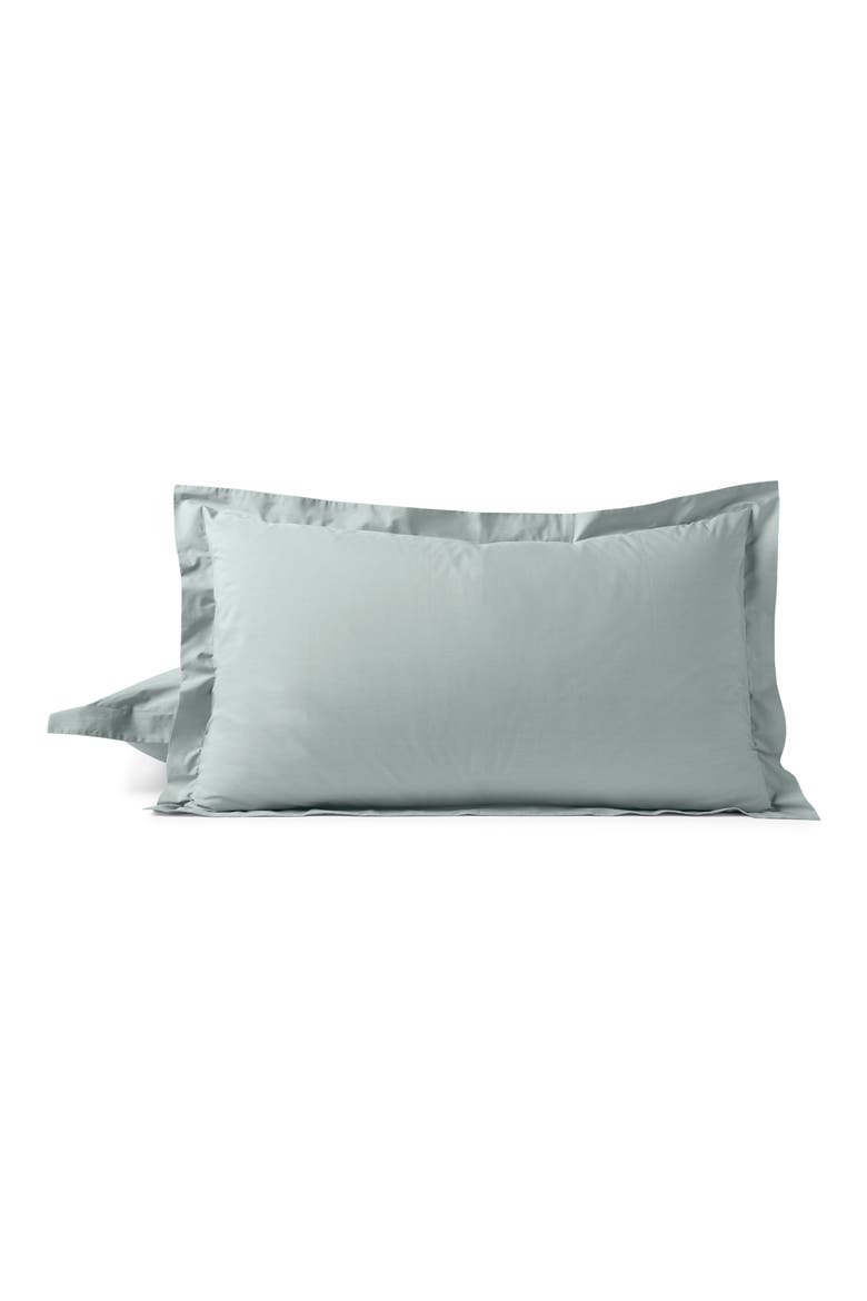 Refined Organic Cotton Percale Euro Sham, Alternate, color, DEW