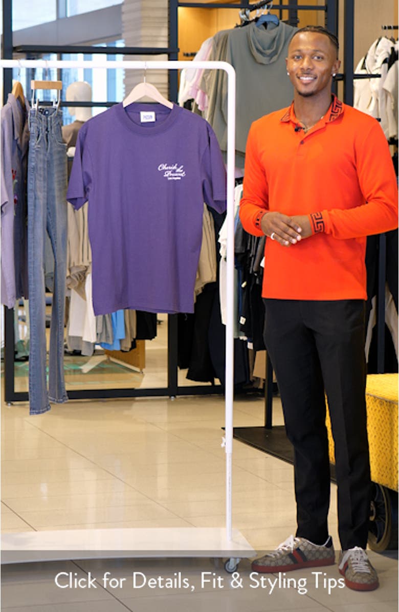 Cherish the Present Cotton Graphic T-Shirt, sales video thumbnail