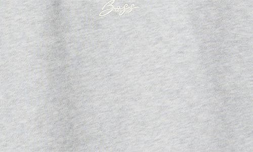 Hugo Boss Boss Orange Cotton Sweatshirt In Gray
