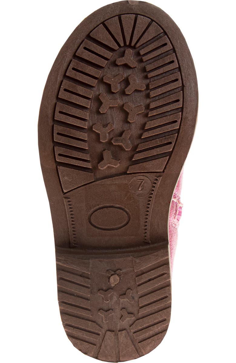 Laura Ashley Kids' Cowgirl Boot, Alternate, color, Pink Metallic