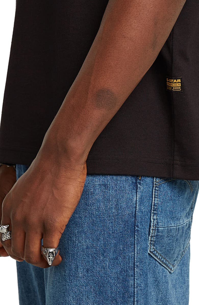 G-STAR Back GR Loose Organic Cotton Graphic T-Shirt, Alternate, color,