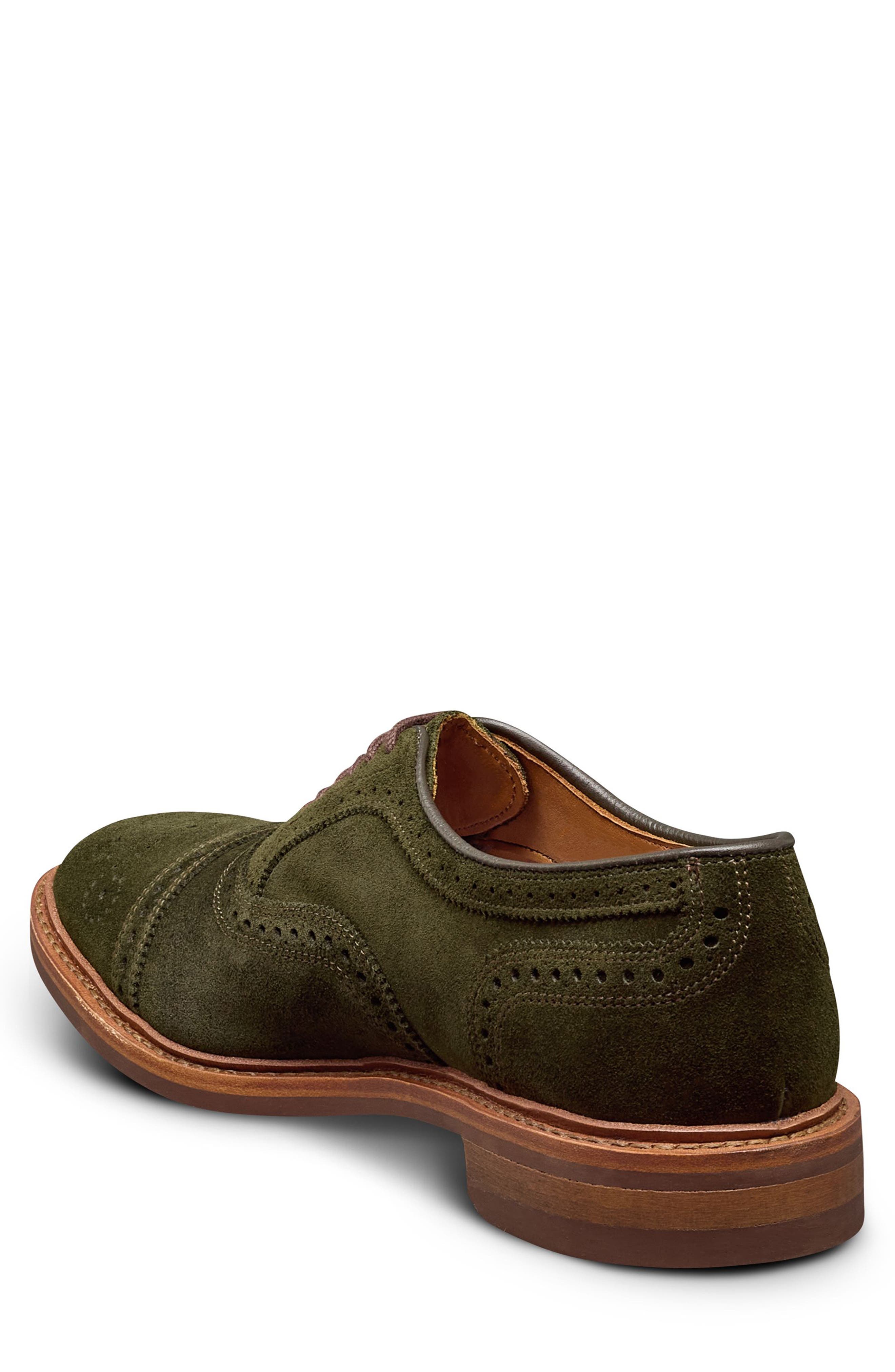 Allen Edmonds Strandmok Cap Toe Oxford, Alternate, color, Hunting Green