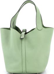 Pre-Owned Hermes Picotin Lock Bag Clemence MM