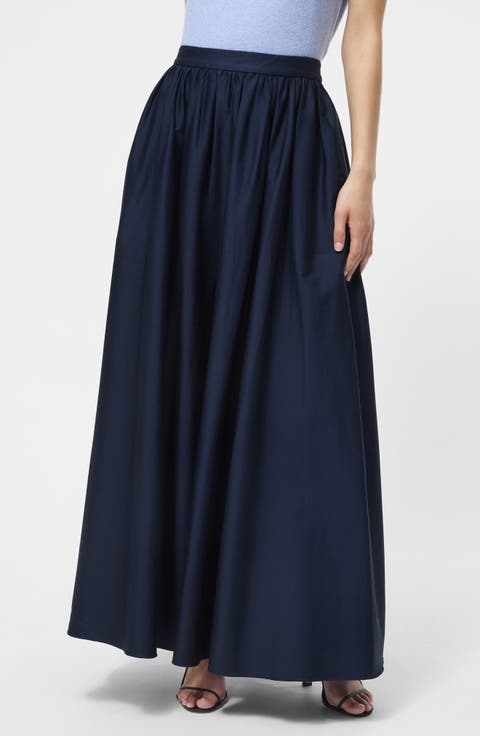 Sateen Maxi Skirt