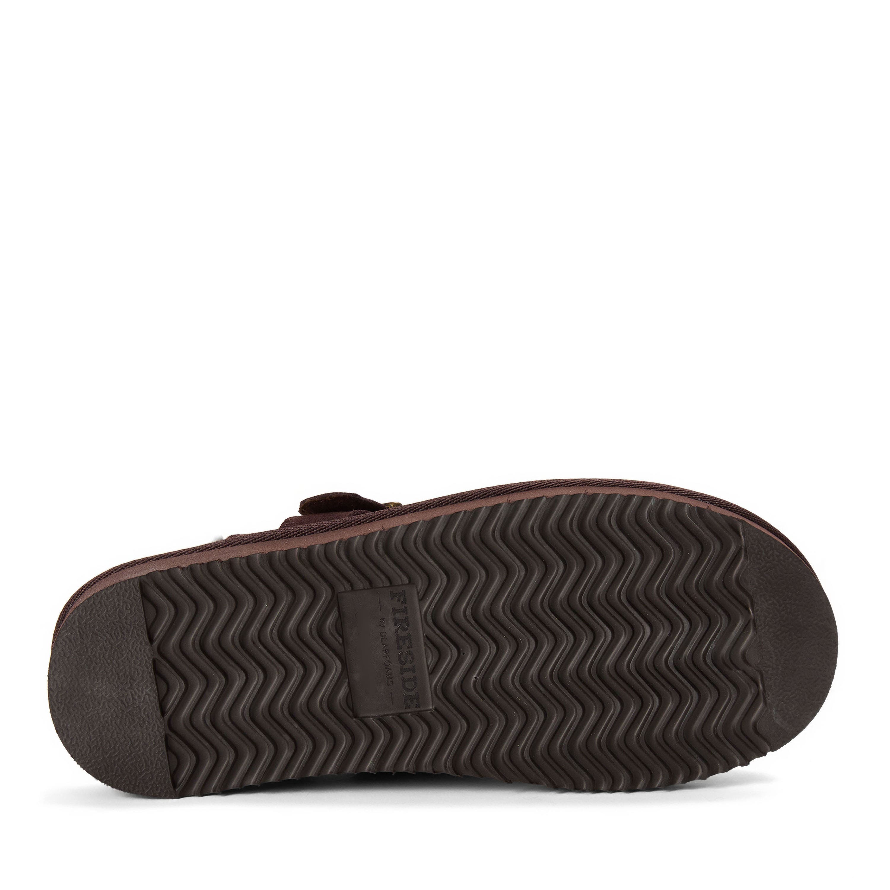 Fireside Maitland Genuine Shearling Scuff Slipper, Alternate, color, COFFEE