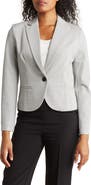 Amanda & Chelsea Ponte Knit Single Button Blazer