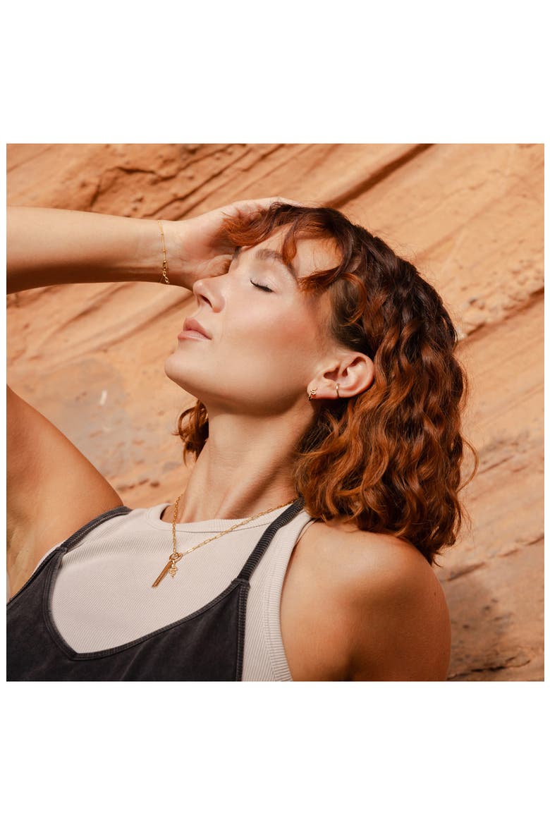 Snake Huggie Hoop Earrings, Alternate, color, GOLD