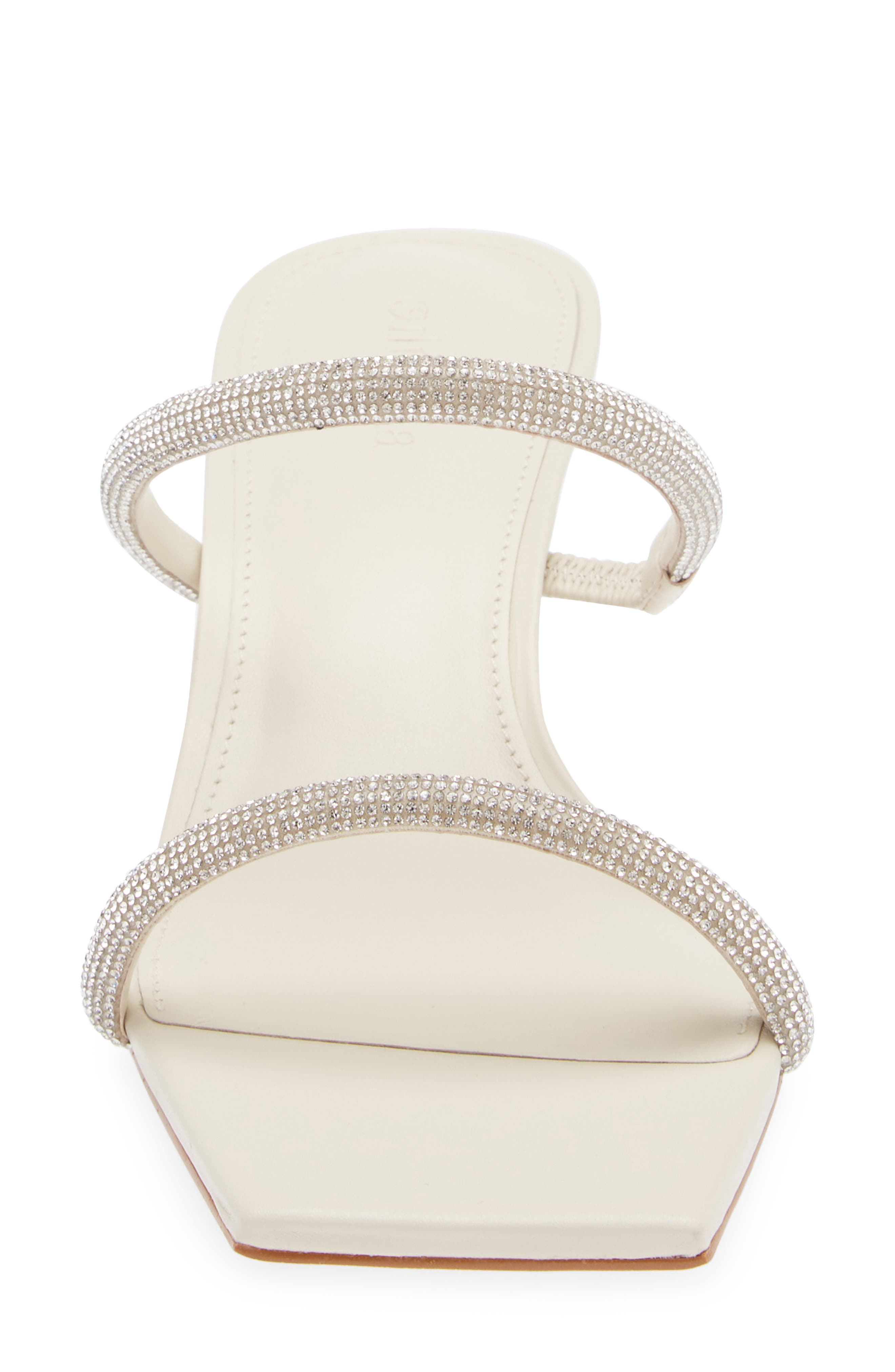 Cult Gaia Nami Crystal Kitten Heel Slide Sandal, Alternate, color, 