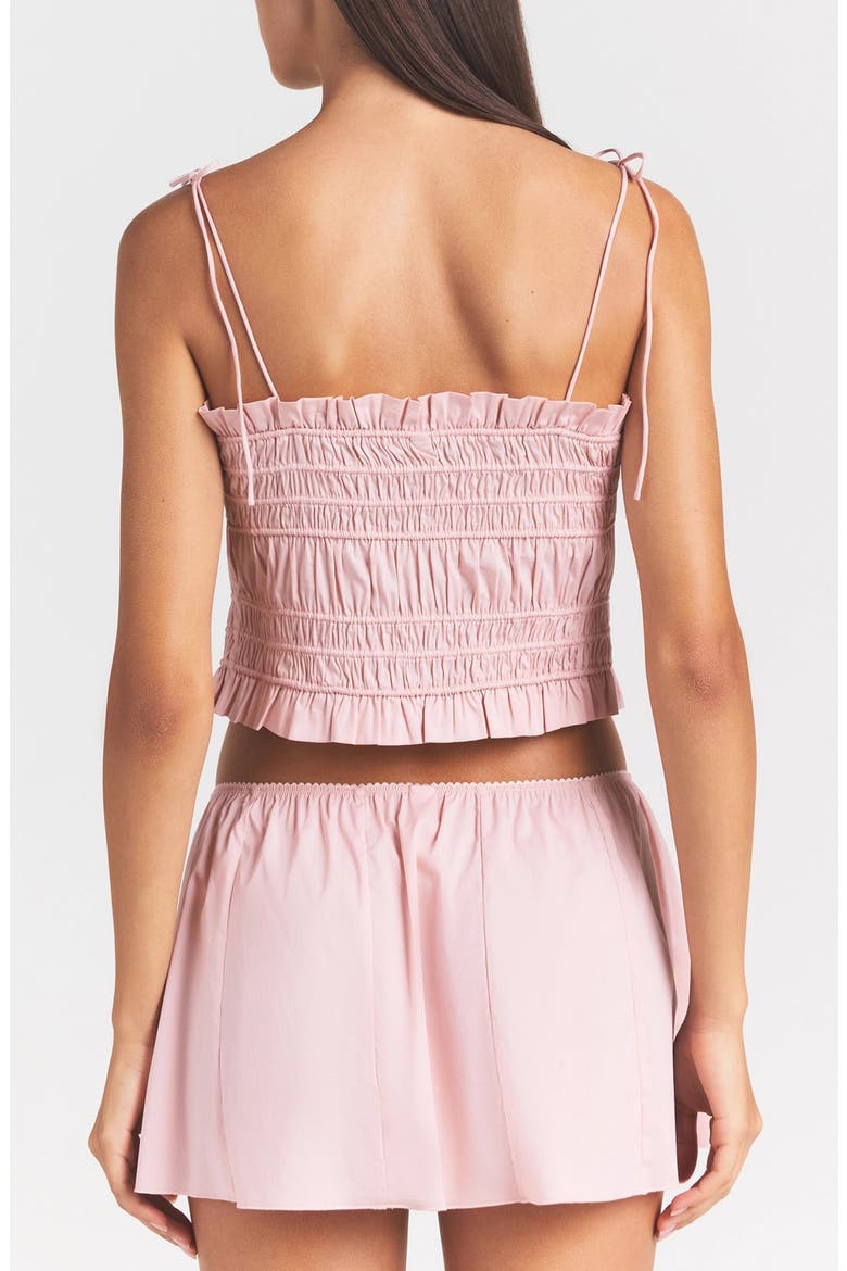 Poplin Apparel Ruffle Camisole, Alternate, color, DUSTY PINK