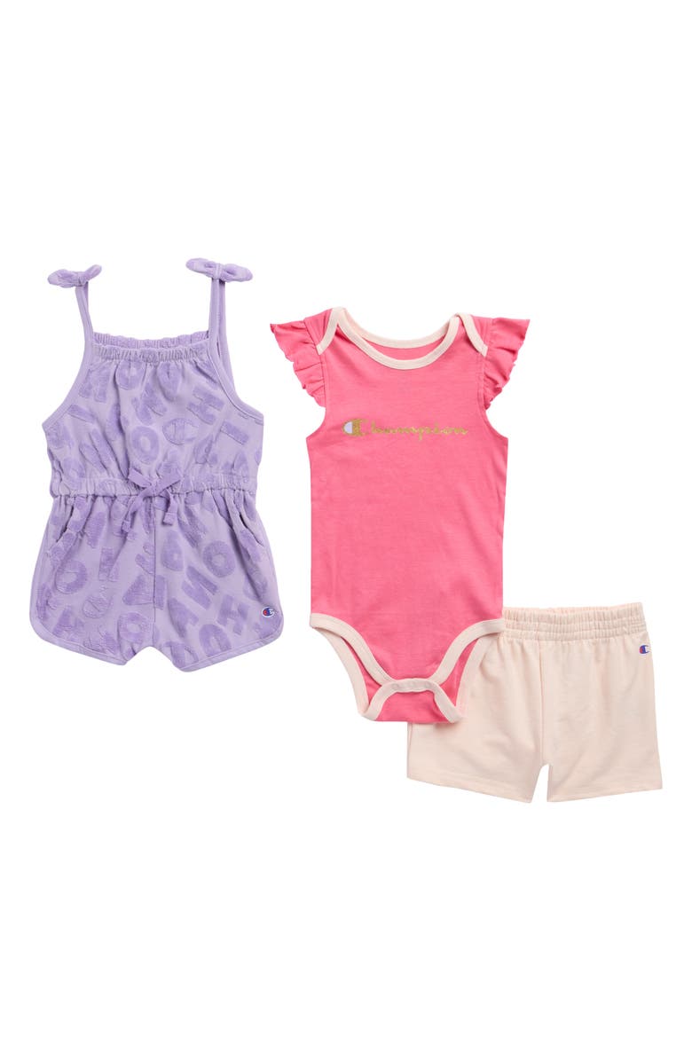 Champion Assorted 3-Piece Set, Main, color, Hot Pink