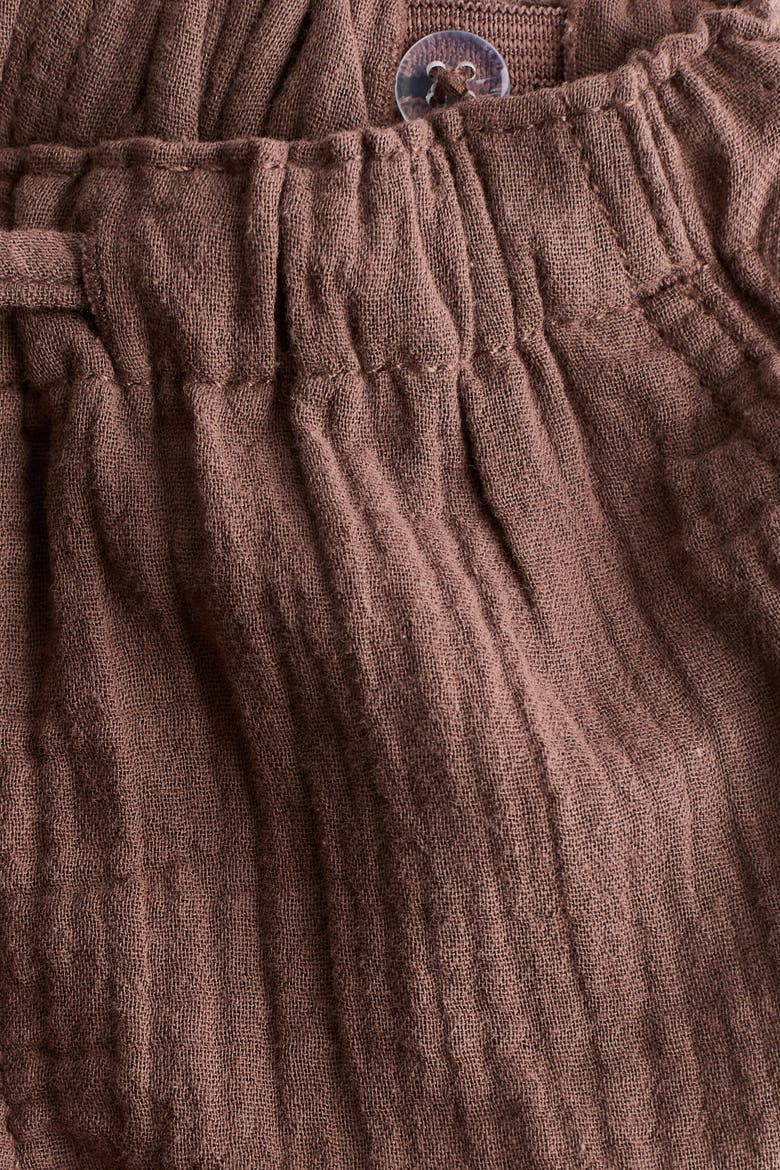 2-piece Cotton Set, Alternate, color, Brown/white