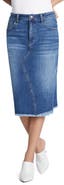 Wash Lab Denim Reveal Denim Midi Skirt