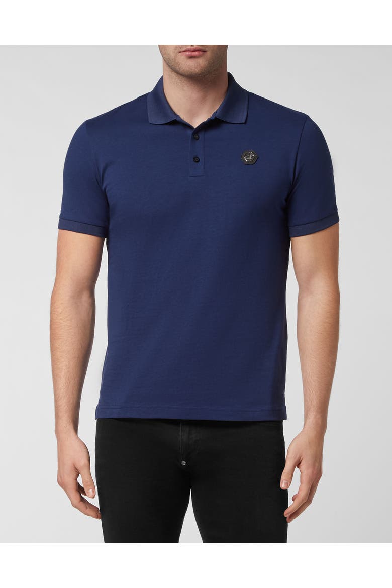 Polo Shirt Luxe Men, Main, color, middleblue