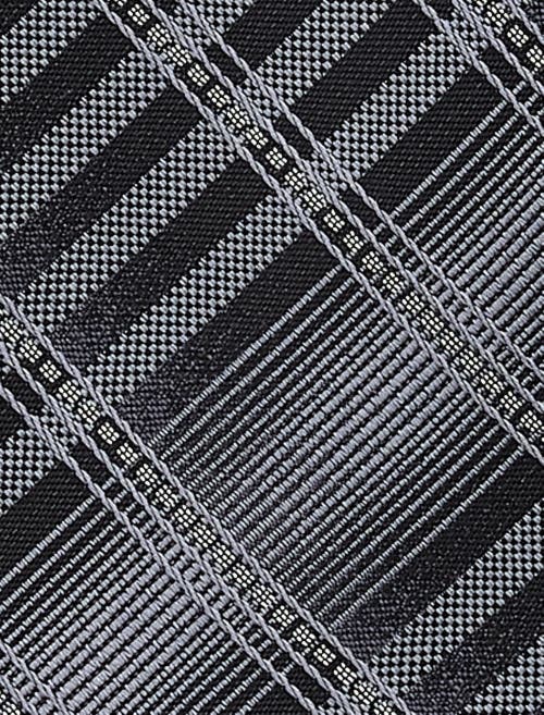 Synrgy By Dxl Big & Tall Plaid Ombré Tie In Black