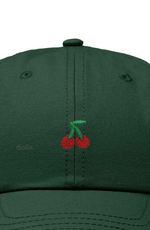 Dalix Lil Cherry Dad Cap In Green