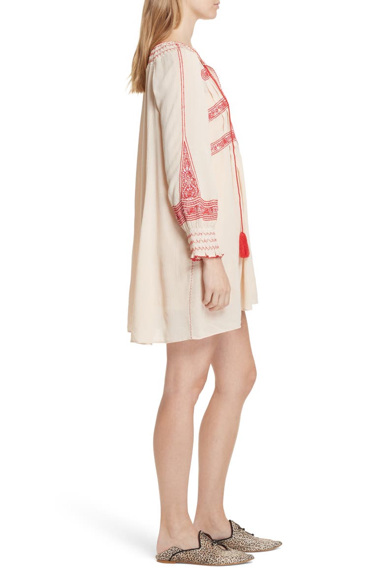 Wind Willow Minidress, Alternate, color, IVORY
