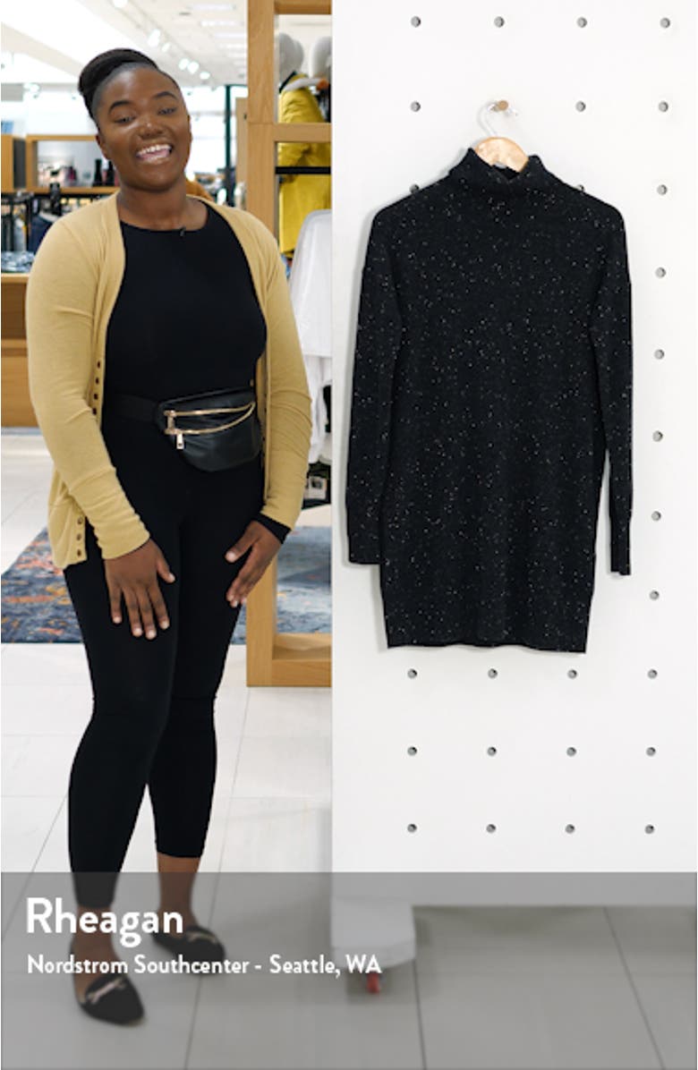 The Cashmere Turtleneck Sweater Dress, sales video thumbnail