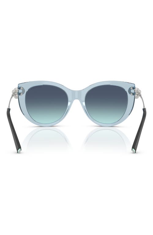Tiffany & Co . 53mm Gradient Butterfly Sunglasses In Blue