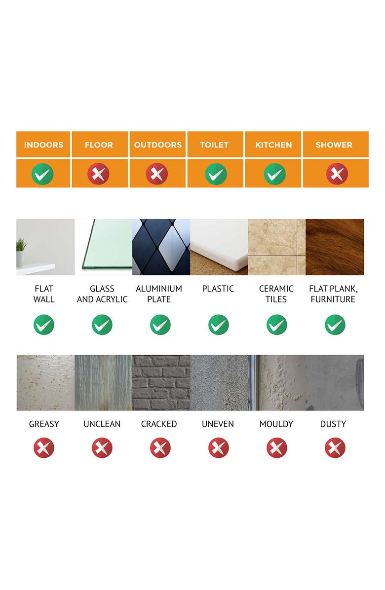 WALPLUS Lisbon Blue 120-Piece Tile Sticker Set, Alternate, color, 