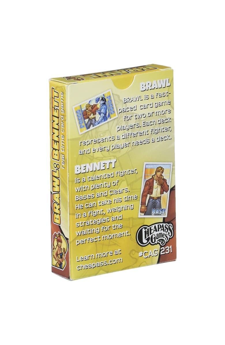 Cheapass Games Brawl Bennett Deck Real Time Fighter Card Game, Alternate, color, 