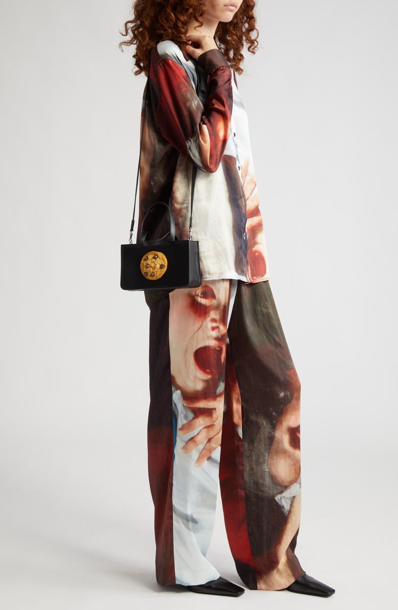 Puppets and Puppets Small Leather Cookie Bag, Alternate, color,