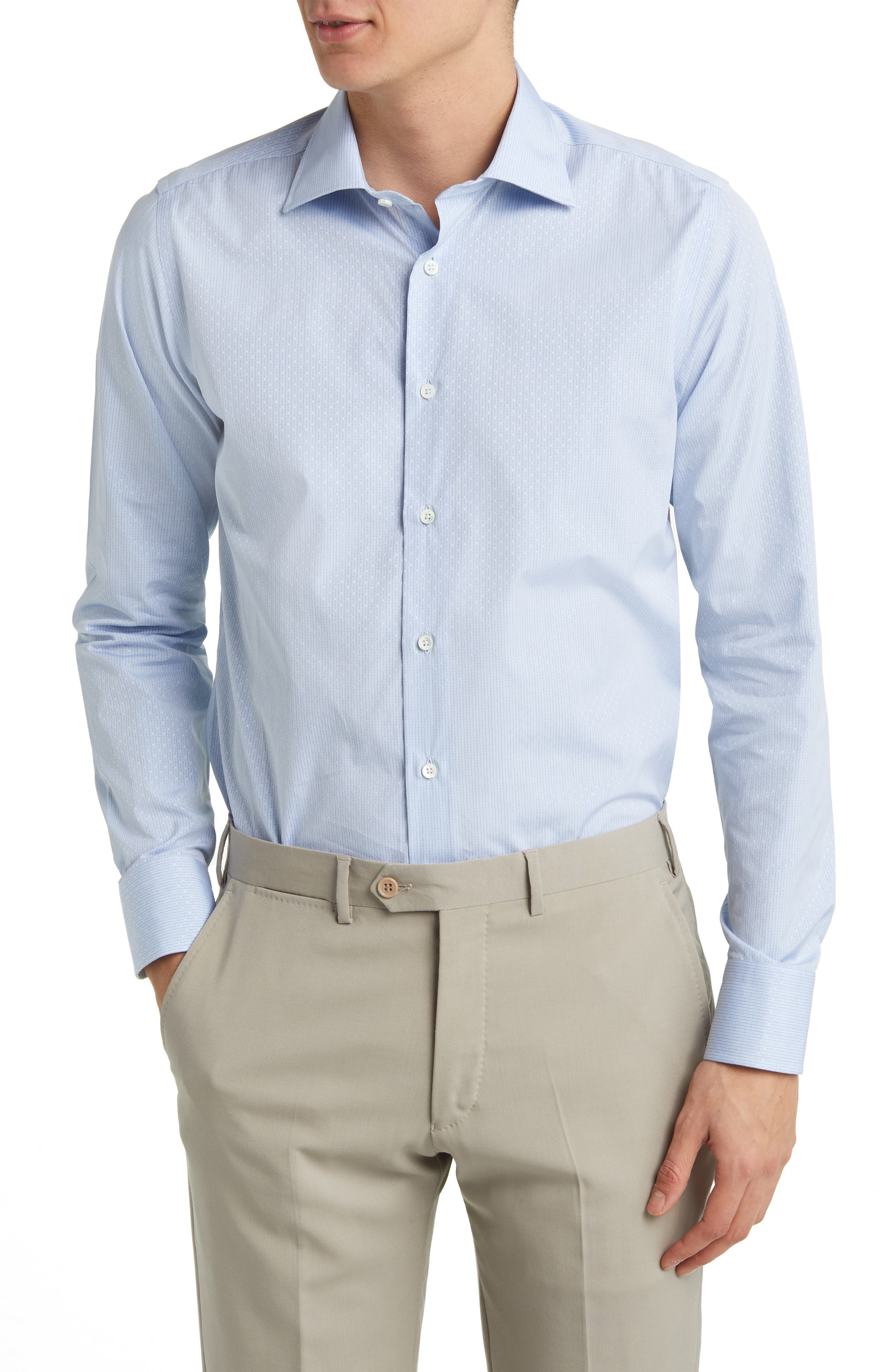 Canali Microdot Fancy Dress Shirt (Men) | Nordstromrack