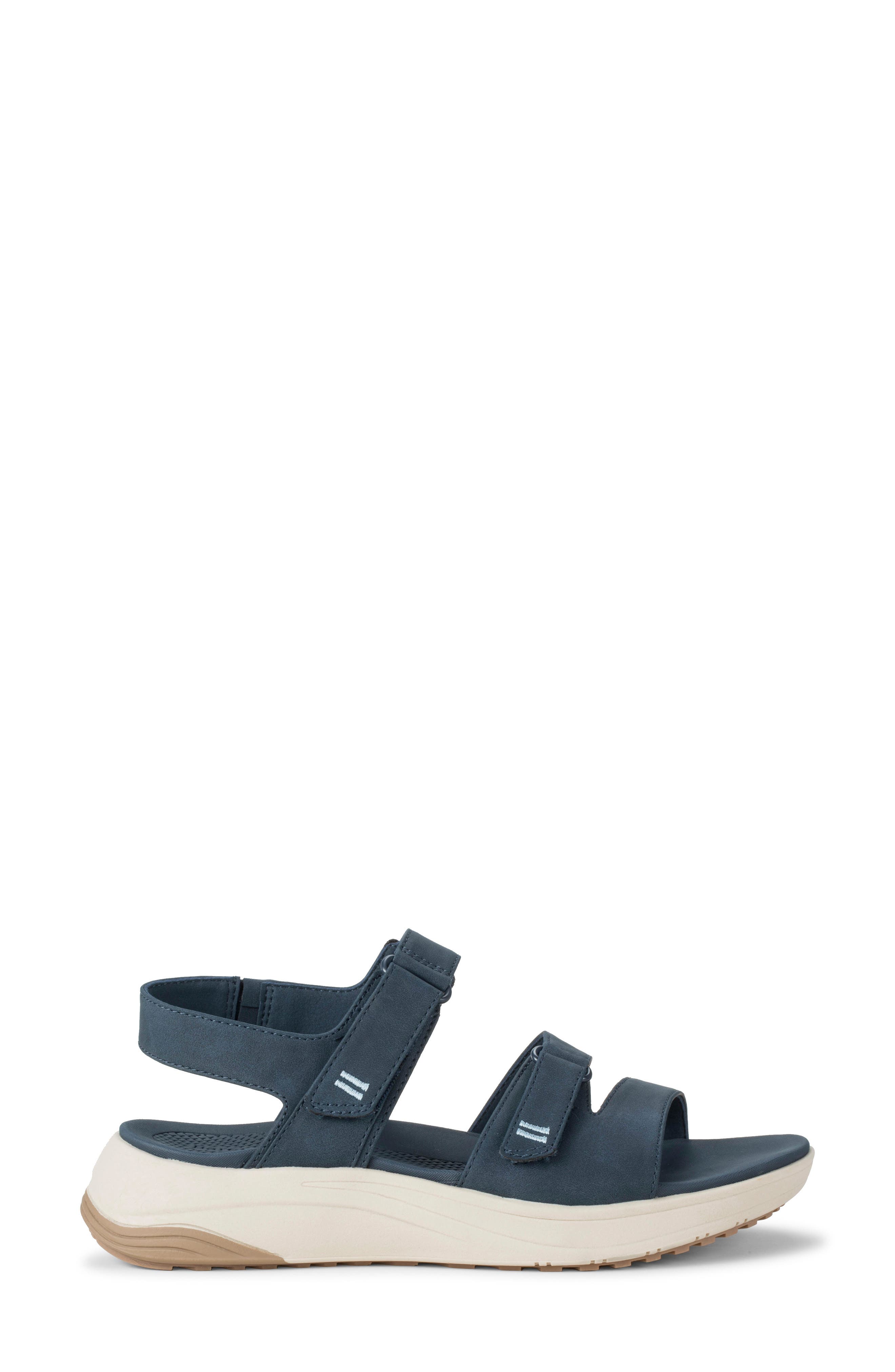 Jeri Sandal, Alternate, color, NAVY BLUE