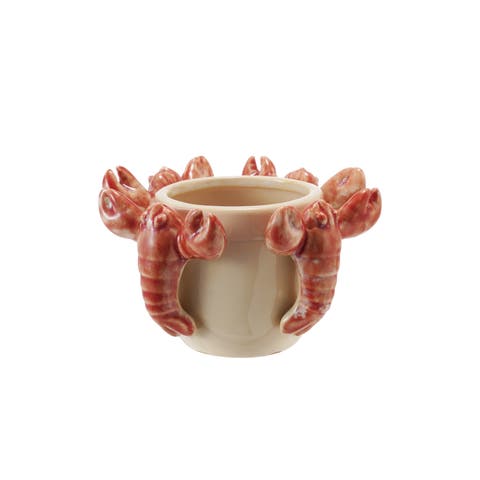 Planter with 3D Lobsters