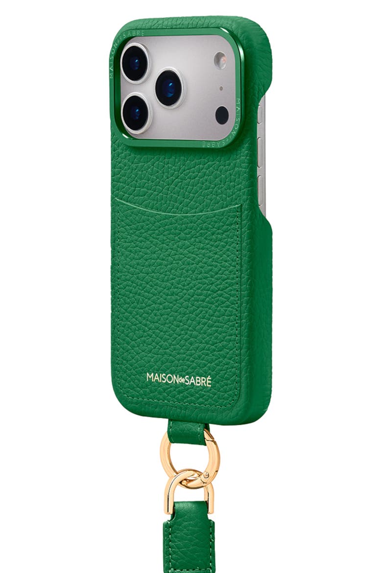 Sling Phone Case iPhone 17 Pro Max, Alternate, color, Emerald Green