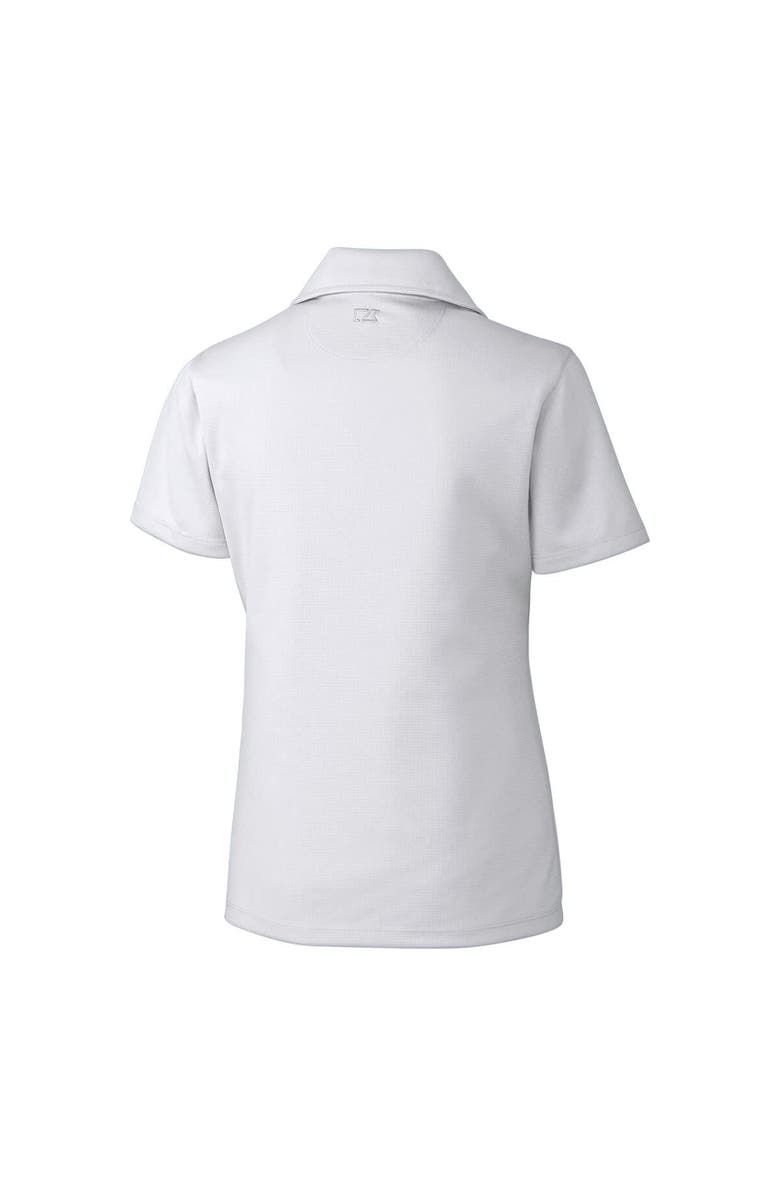 Cutter & Buck Women's Cutter & Buck White Oakland Athletics Americana Logo DryTec Genre Textured Solid Polo, Alternate, color, 