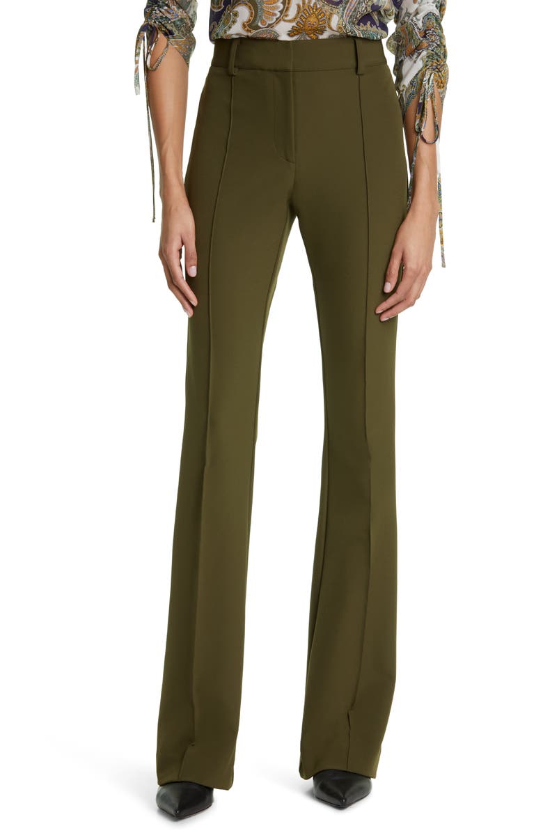 Veronica Beard Hibiscus Flare Leg Trousers, Main, color, 