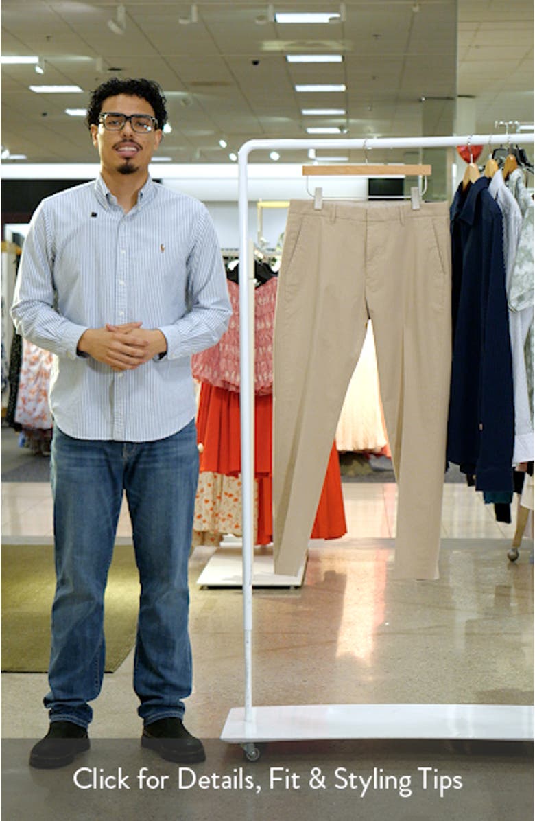 Weekday Warrior Slim Fit Flat Front Pants, sales video thumbnail