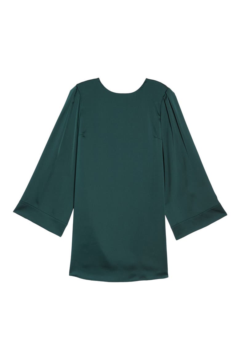 Ruffle Crossback Shift Dress, Alternate, color, GREEN PARK