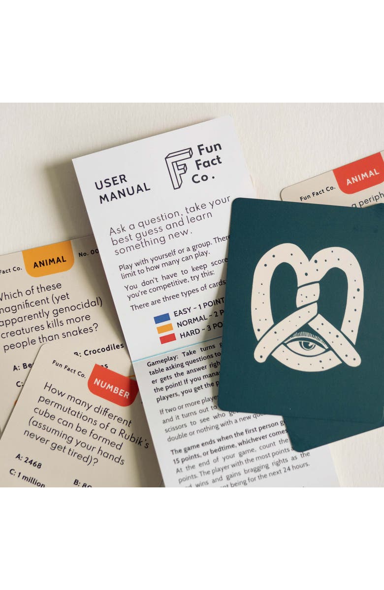 Fun Fact Co. The Party Mix I Trivia Card Game, Alternate, color, Multicolor