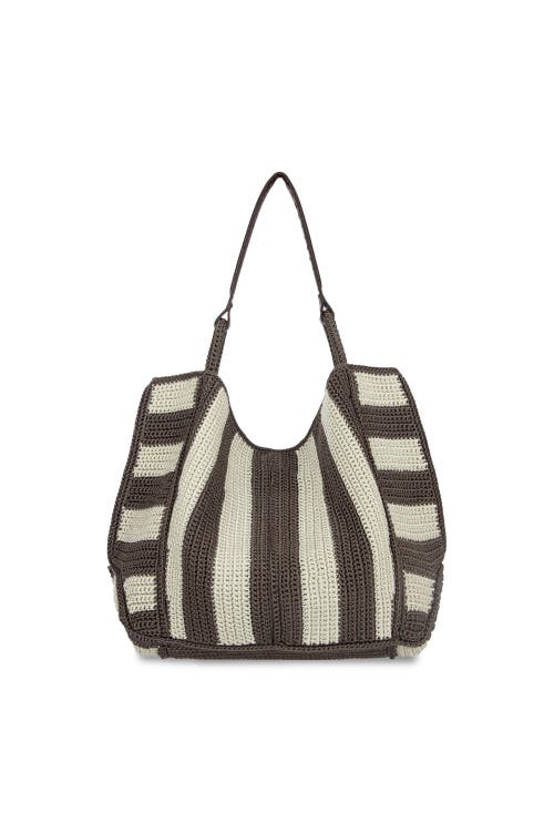 The Sak Los Feliz Large Tote Bag In Mushroom Stripe