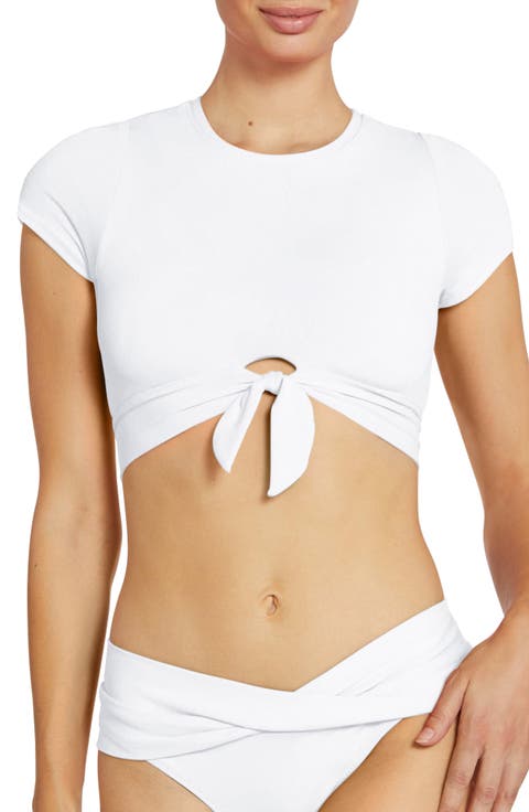 Ava Knot Front Tee Bikini Top